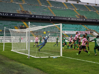 Ivan Marconi in goal during the Serie C match between Palermo FC and Monopoli, at the stadium Renzo Barbera of Palermo. Italy, Sicily, Paler...