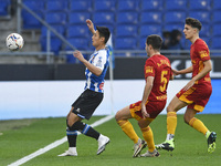 Wu Lei during the match between FC  RCD Espanyol and Real Zaragoza, corresponding to the week 15 of the Liga Smartbank, played at the RCDE S...