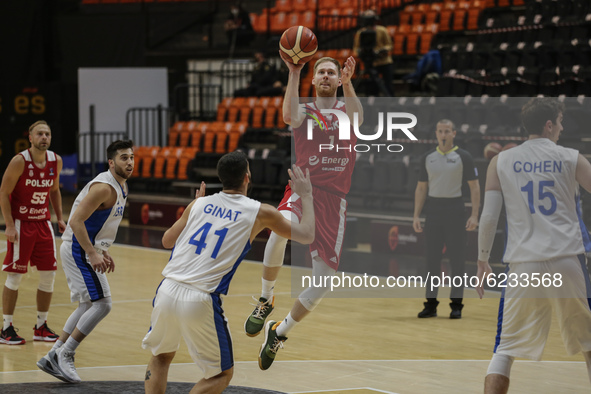 01 Jaroslaw Zyskowski of Poland during the FIBA EuroBasket 2022 Qualifiers match of group A between Israel and Poland at Pabellon Municipal...