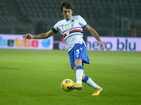Tommaso Augello of UC Sampdoria during the Serie A match between Torino FC and UC Sampdoria at Stadio Olimpico Grande Torino Torino on Novem...