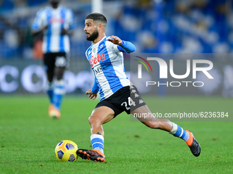 Lorenzo Insigne of SSC Napoli during the Serie A match between SSC Napoli and AS Roma at Stadio San Paolo, Naples, Italy on 29 November 2020...