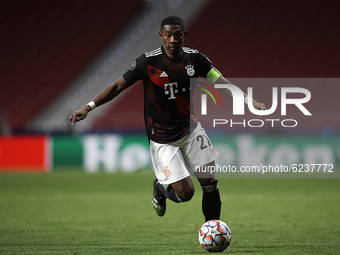 David Alaba of Bayern during the UEFA Champions League Group A stage match between Atletico Madrid and FC Bayern Muenchen at Estadio Wanda M...