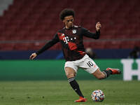 Leroy Sane of Bayern does passed during the UEFA Champions League Group A stage match between Atletico Madrid and FC Bayern Muenchen at Esta...