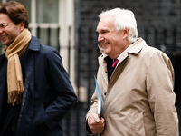 Edward Lister, interim Chief of Staff and Chief Strategic Adviser to British Prime Minister Boris Johnson, leaves 10 Downing Street ahead of...