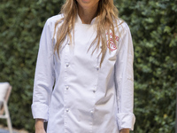 Raquel Meroño, the winner of TV's MasterChef Celebrity 2020, poses for a photo session on December 09, 2020 in Madrid, Spain.  (