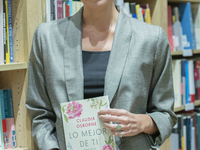 the writer Claudia Osbornez during presentation of the book LO MEJOR DE TI  in Madrid, Spain, on 10 December 2020  (