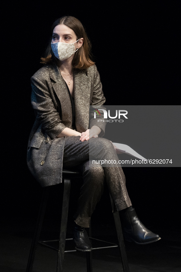 Spanish actress Maria Valverde during the presentation project 'Symphony' at Madrid Royal Opera House, Spain, 21 December 2020. The project...