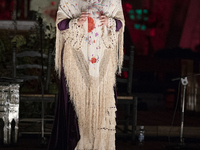 the flamenco singer Marina Heredia during the La Navidad de Marina Heredia performance in Madrid, Spain, December 30 2020.  (