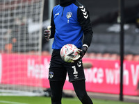  Oldham Athletic's Ian Lawlor (Goalkeeper) before the FA Cup match between Bournemouth and Oldham Athletic at the Vitality Stadium, Bournemo...