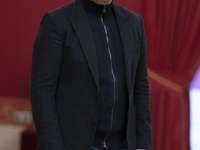 German Jonas Kaufmann poses at the Teatro Real in Madrid, on January 14, 2021.Spain (