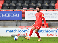 Lee Angol of Leyton Orient during the Sky Bet League Two match between Leyton Orient and Morecambe at The Breyer Group Stadium on January 16...