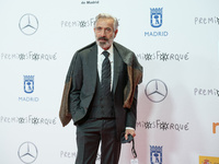 imanol Arias attends Jose Maria Forque Awards 2021 red carpet at IFEMA on January 16, 2021 in Madrid, Spain. (