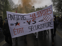 A new March of Liberties took place on 16 January 2021 in Nantes, France at the call of the Loire-Atlantique intersyndicale (CGT, Solidaires...