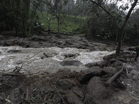 Aftermath a massive flash flood hit in the Gunung Mas Puncak, West Java Indonesia, on January 20, 2021. (