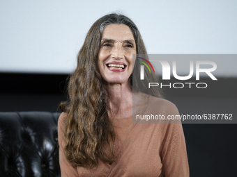 Actress Angela Molina during 32 anniversary premiere film Las Cosas del Querer in Madrid, 27 January 2021, Spain. The actress will receive t...