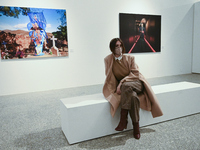 Paz Vega during inauguration N5 exhibition on occasion Madrid Desig Festival 2021 in Madrid on , 12 February 2021.Spain (
