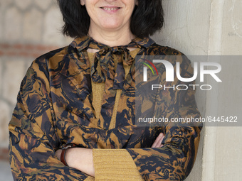 Actress Maria Jose Peris poses during the portrait session in Madrid February 17, 2021 Spain  (