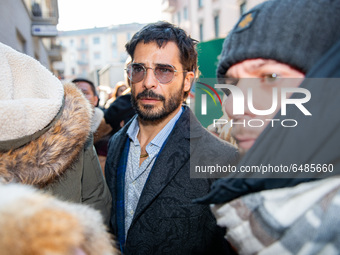 Marco Bocci attends the Etro fashion show during Milan Men's Fashion Week Fall/Winter 2020/2021 on January 12, 2020 in Milan, Italy (