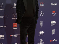 David Verdaguer attends the Feroz Awards 2021 Red Carpet at VP Hotel Plaza de España in Madrid, Spain (