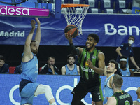 Shawn Dawson of Club Joventut de Badalona during the match postponed by covid-19, on matchday 21 of the Endesa League between Movistar Estud...