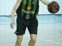 Nenad Dimitrijevikj of Club Joventut de Badalona during the match postponed by covid-19, on matchday 21 of the Endesa League between Movista...