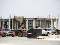 Construction continues at SpaceX's South Texas build  site in Boca Chica, Texas on March 25th, 2021.  (