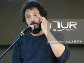 The singer Juan Gomez Canca, better known as El Kanka, presents his latest work at the Corte Ingles in Madrid, Spain on April 6, 2021. (