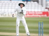  Worcestershire's Ben Cox   during  LV Championship Group 1 Day One of Four between Essex CCC and Worcestershire CCC at The Cloudfm County G...