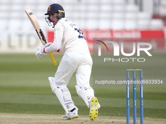  Essex's Dan Lawrence during  LV Championship Group 1 Day One of Four between Essex CCC and Worcestershire CCC at The Cloudfm County Ground...