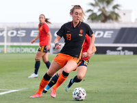 Mapi Leon of Spain during the International Friendly Women match between Spain v Netherlands at the Estadio Municipal Antonio Lorenzo Cuevas...
