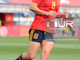 Mariona Caldentey of Spain during the International Friendly Women match between Spain v Netherlands at the Estadio Municipal Antonio Lorenz...