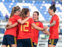 Patri Guijarro of Spain celebrate his side first goal during the International Friendly Women match between Spain v Netherlands at the Estad...
