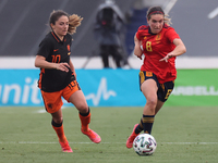 Mariona Caldentey of Spain during the International Friendly Women match between Spain v Netherlands at the Estadio Municipal Antonio Lorenz...