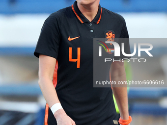 Merel van Dongen of Netherlands during the International Friendly Women match between Spain v Netherlands at the Estadio Municipal Antonio L...