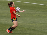 Mariona Caldentey (FC Barcelona) of Spain controls the ball during the Women's International Friendly match between Spain and Netherlands on...