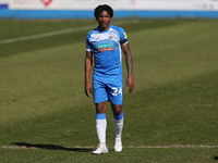 Kgosi Ntlhe of Barrow   during the Sky Bet League 2 match between Barrow and Carlisle United at Holker Street, Barrow-in-Furness, England on...