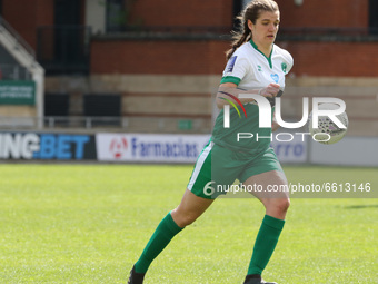Amber Howden of Chichester and Selsey Ladies FC during The Vitality Women's FA Cup Third Round Proper between Leyton Orient Women  and Chich...