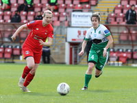 Ellie Stenning of Leyton Orient Women and Nicky lake of Chichester and Selsey Ladies FC  during The Vitality Women's FA Cup Third Round Prop...