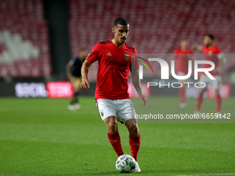 Chiquinho of SL Benfica in action during the Portuguese League football match between SL Benfica and CD Santa Clara at the Luz stadium in Li...