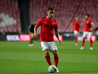Chiquinho of SL Benfica in action during the Portuguese League football match between SL Benfica and CD Santa Clara at the Luz stadium in Li...