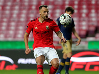 Haris Seferovic of SL Benfica in action during the Portuguese League football match between SL Benfica and CD Santa Clara at the Luz stadium...