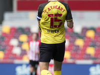  Craig Cathcart of Watford controls the ball during the Sky Bet Championship match between Brentford and Watford at the Brentford Community...