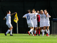 Anna Vera Knol of Empoli Ladies FBC celebrate the goal during the Women Serie A match between FC Internazionale and Empoli Ladies FBC at Sun...