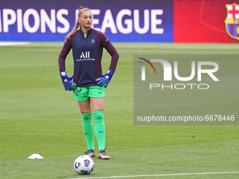 Nadia Nadim during the match between FC Barcelona and PSG, corresponding to the second match of the semifinals of the Womens UEFA Champiions...