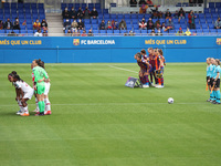 Match between FC Barcelona and PSG, corresponding to the second match of the semifinals of the Womens UEFA Champiions League, played at the...