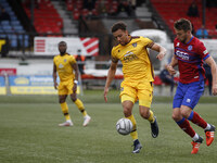  Donovan Wilson of Sutton United in action during National League between Sutton United and Aldershot Town at Gander Green Lane, Sutton, Eng...