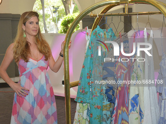  Production manager, Moira Garces poses for photos as part of Fashion Day by Vogue, Moira and Daniela 10 years ago created the brand 'Guadal...