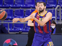 Nikola Mirotic during the match between FC Barcelona and BC Zenit Saint Petersburg, corresponding to the 5th match of the 1/4 final of the E...