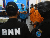 The National Narcotics Board of the Republic of Indonesia  (BNN) confiscated 581.31 kilograms of methamphetamine drug evidence. The evidence...