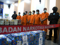 The National Narcotics Board of the Republic of Indonesia  (BNN) confiscated 581.31 kilograms of methamphetamine drug evidence. The evidence...